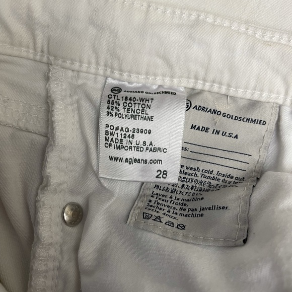 AG The Stevie Cuff Slim Straight Cuffed Jeans - Picture 7 of 8